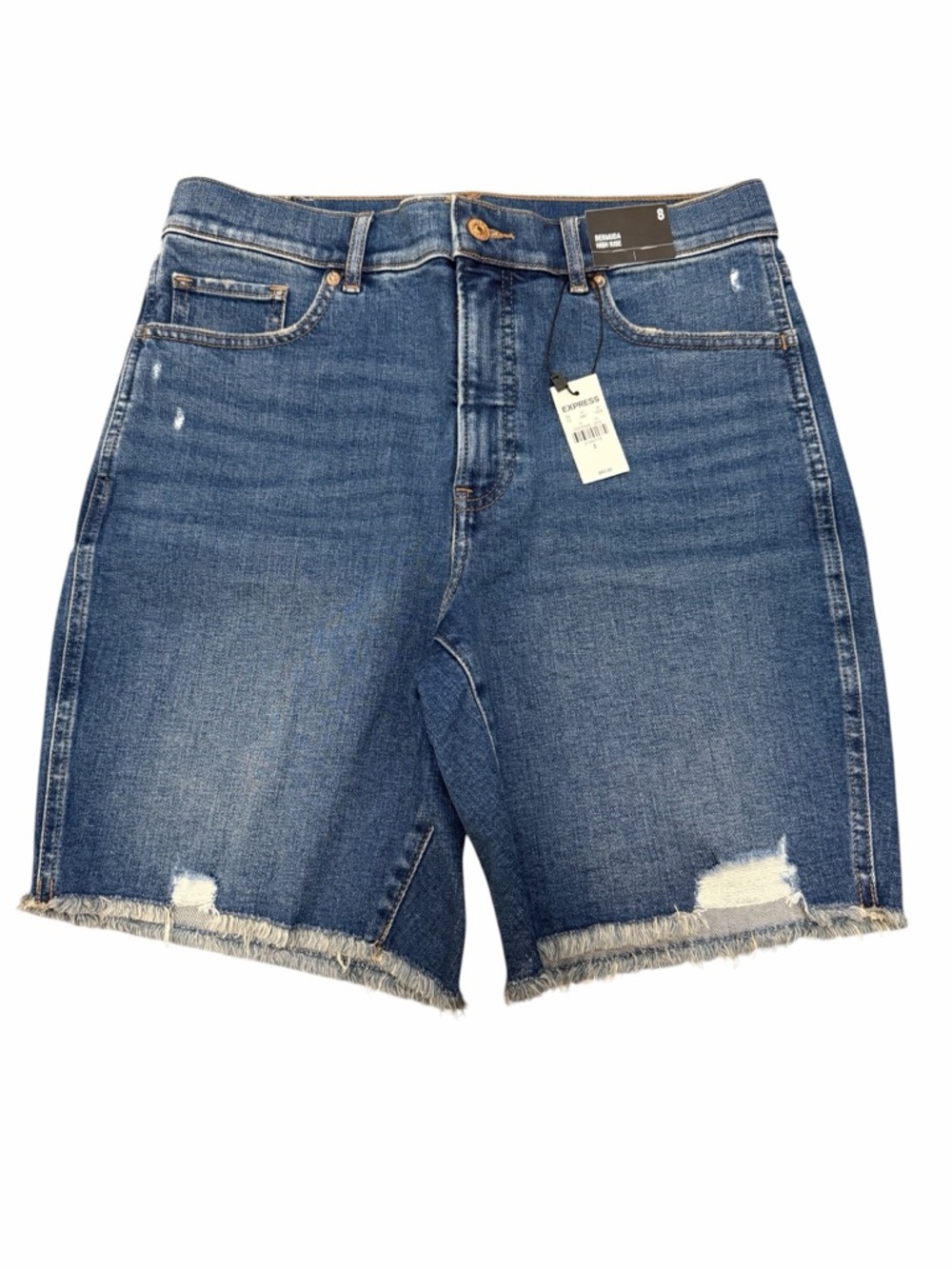 Express Denim Bermuda Shorts